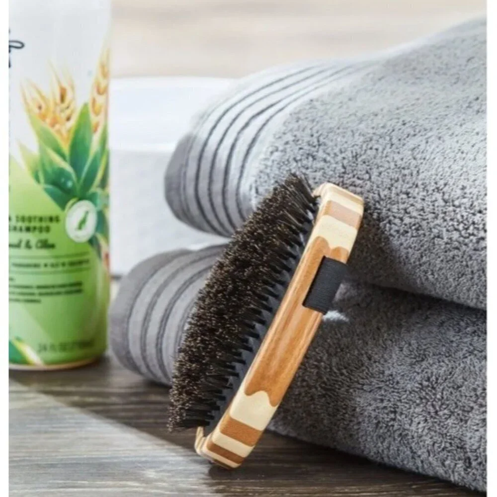 NWT Oster Dog Brush Vibrant Life Bamboo Palm Grip for Medium & Long Coats